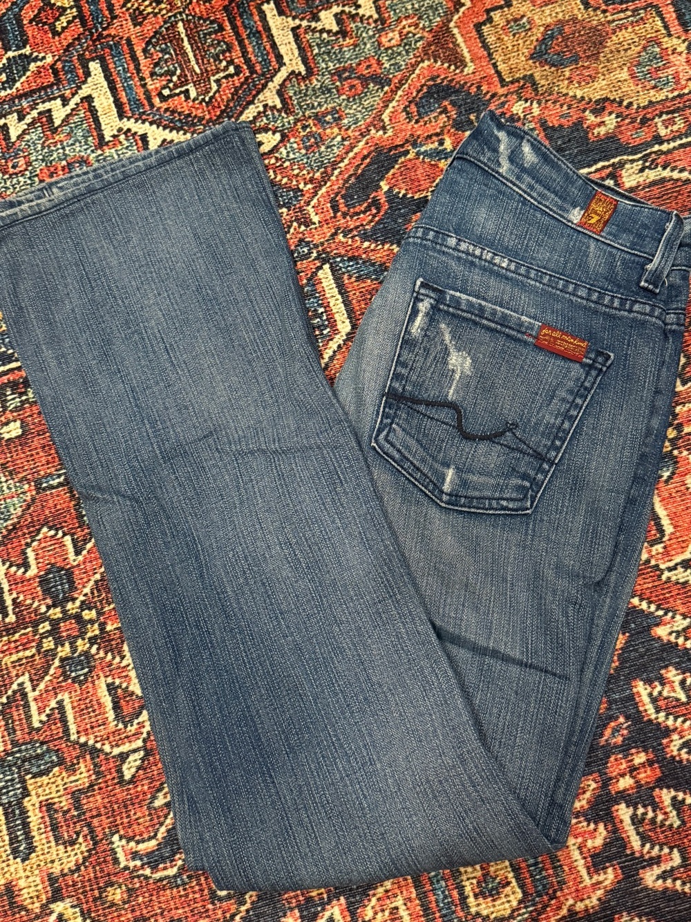 Iconic VTG 7 For All Mankind Low Rise Bootcut Jeans Y2K
Size 25